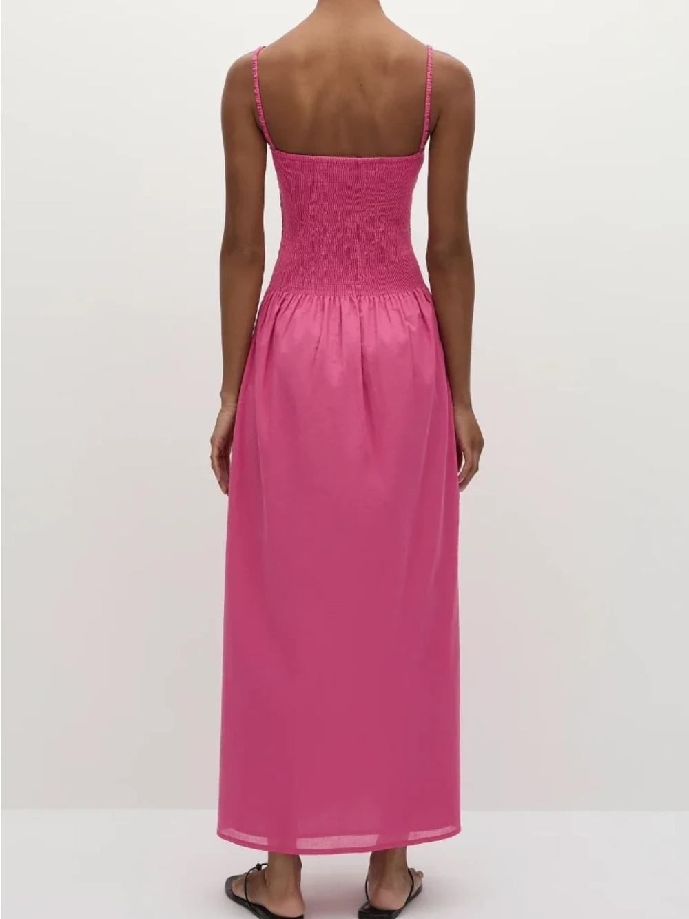 Faithfull the Brand Phoebe Maxi Dress in Cerise - Picture 4 of 12